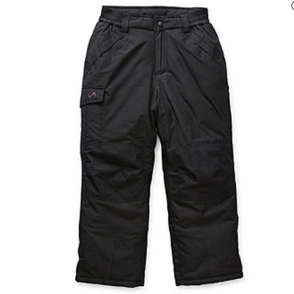 Vertical 9 Little Big Girls Heavyweight Size M 10-12 Black Snow Snowboard Pants - Picture 1 of 2